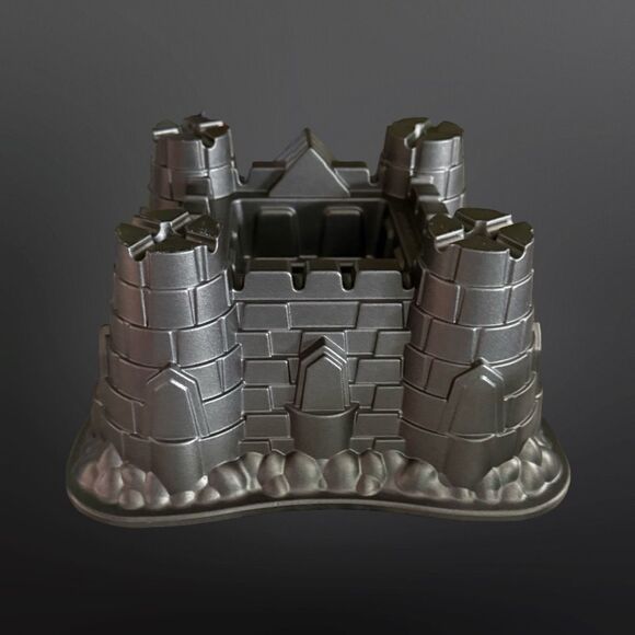 Nordic Ware Bundt Cake Pan Fairytale Cottage Silver Bundt Cake Pan 10 Cup - Picture 2 of 8